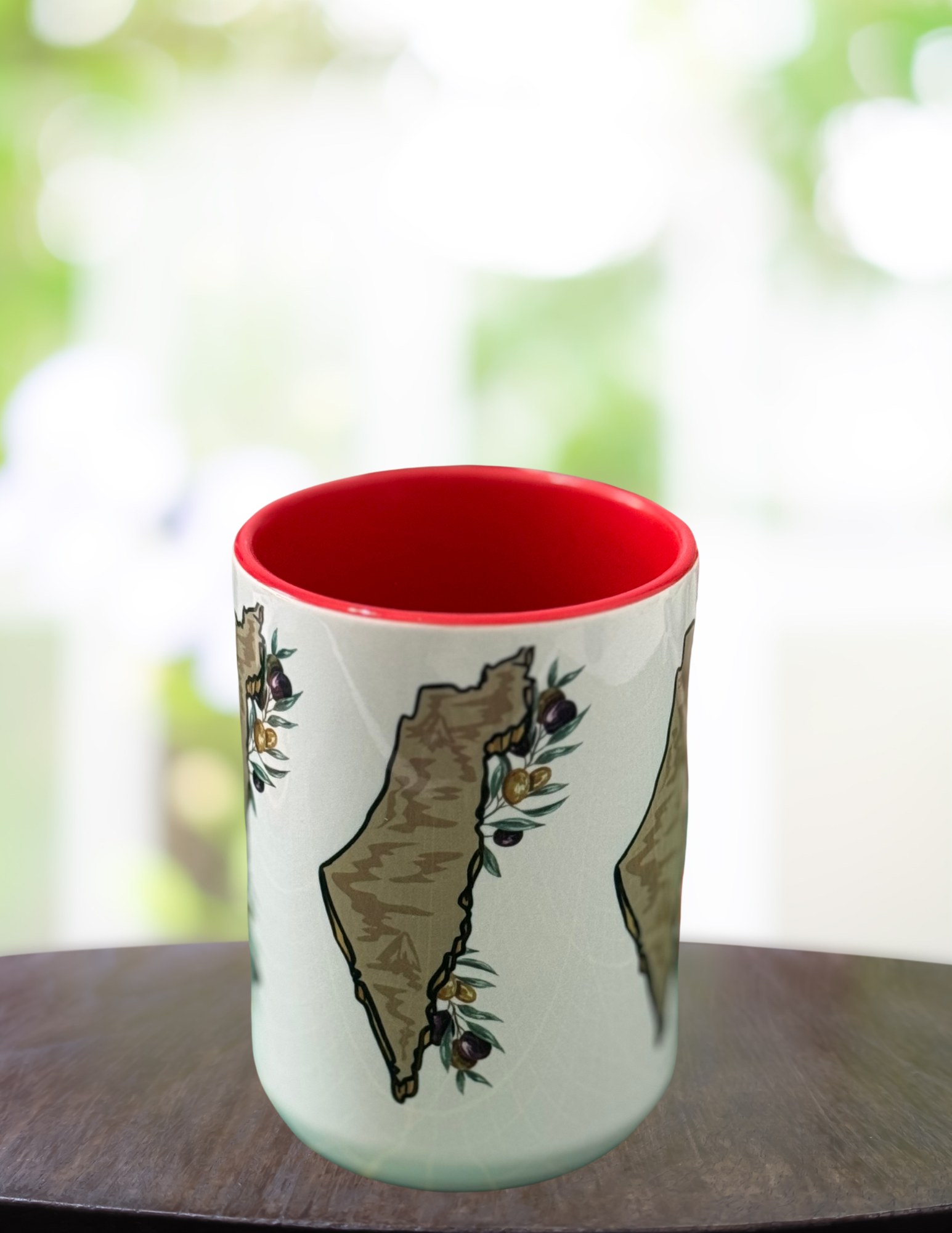 PALESTINE MAP MUG 15OZ.
